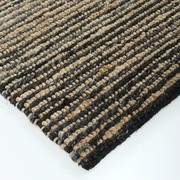 Baya Lima Entrance Mat - Charcoal/Natural | 50% Wool, 50% Jute gallery detail image