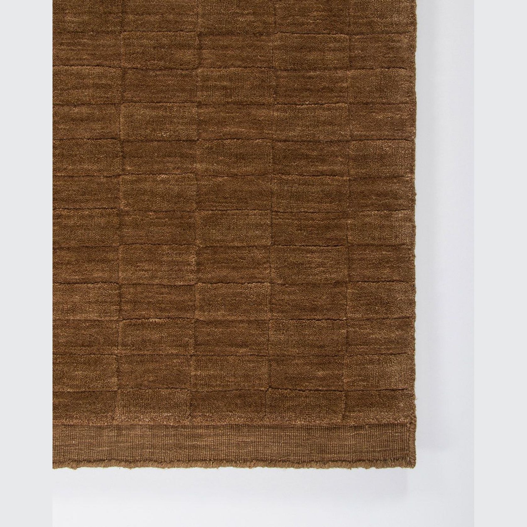 Baya Hugo NZ Wool Floor Rug - Toffee gallery detail image