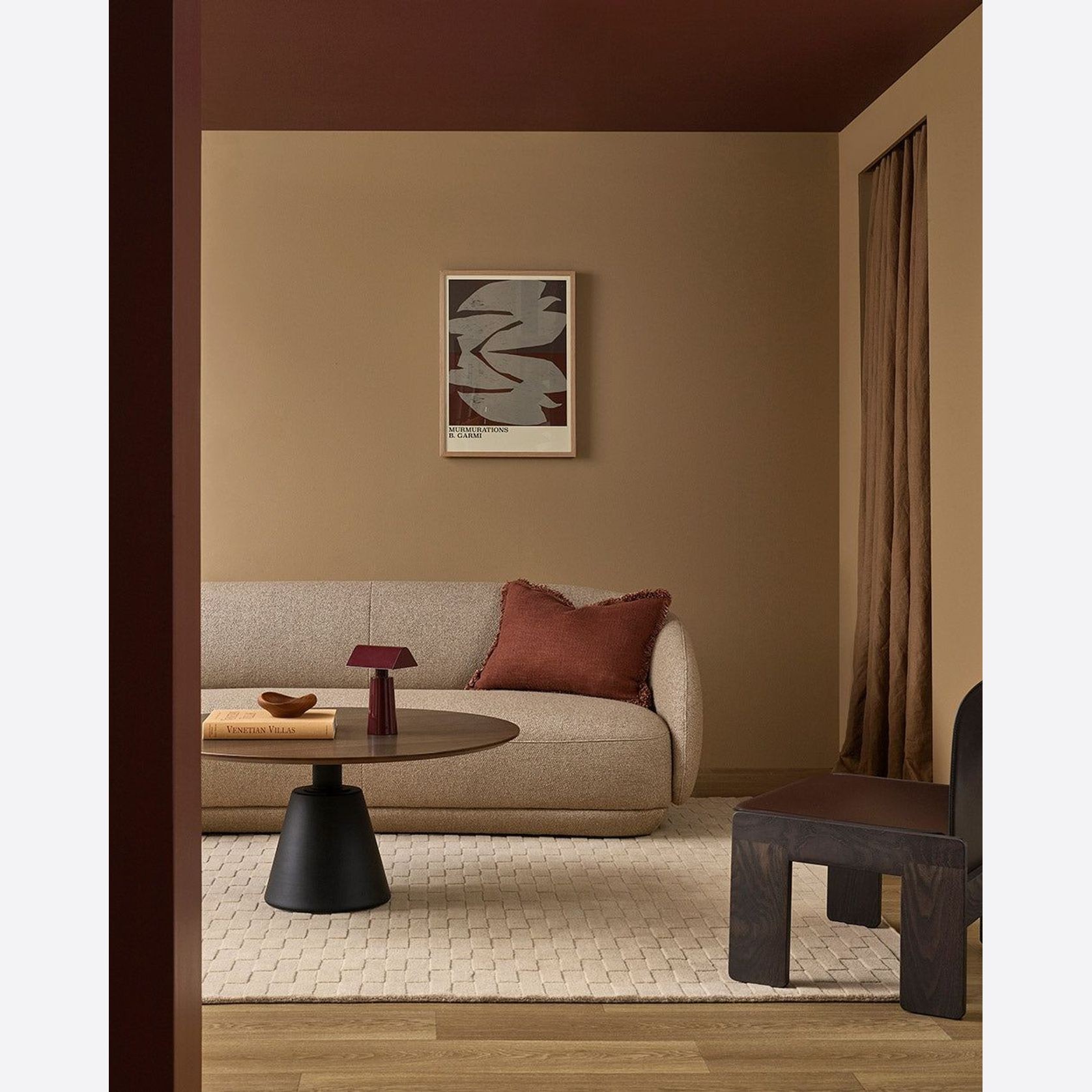 Baya Hugo Wool Floor Rug - Almond gallery detail image