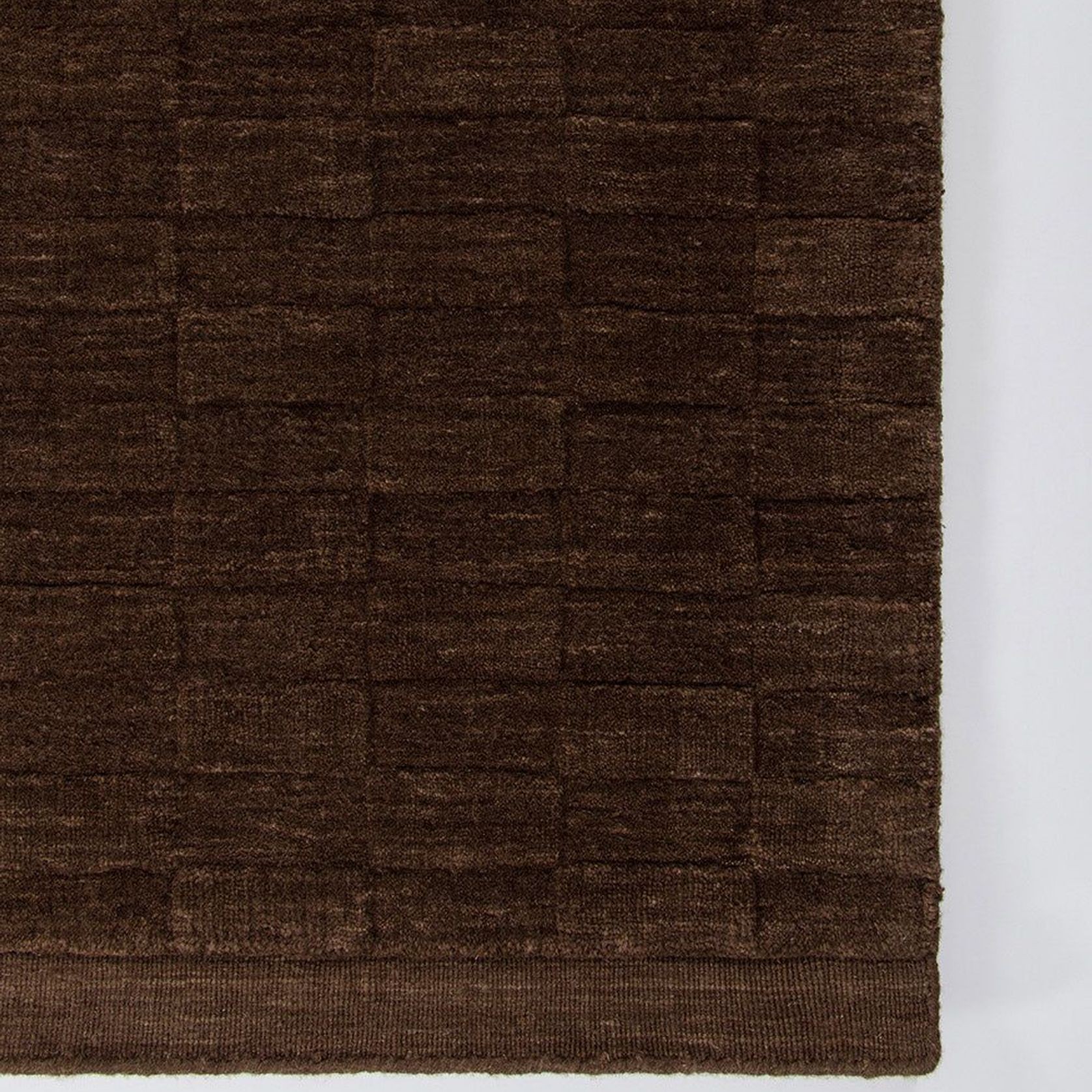 Baya Hugo Wool Floor Rug - Espresso gallery detail image
