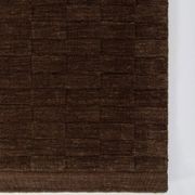 Baya Hugo Wool Floor Rug - Espresso gallery detail image
