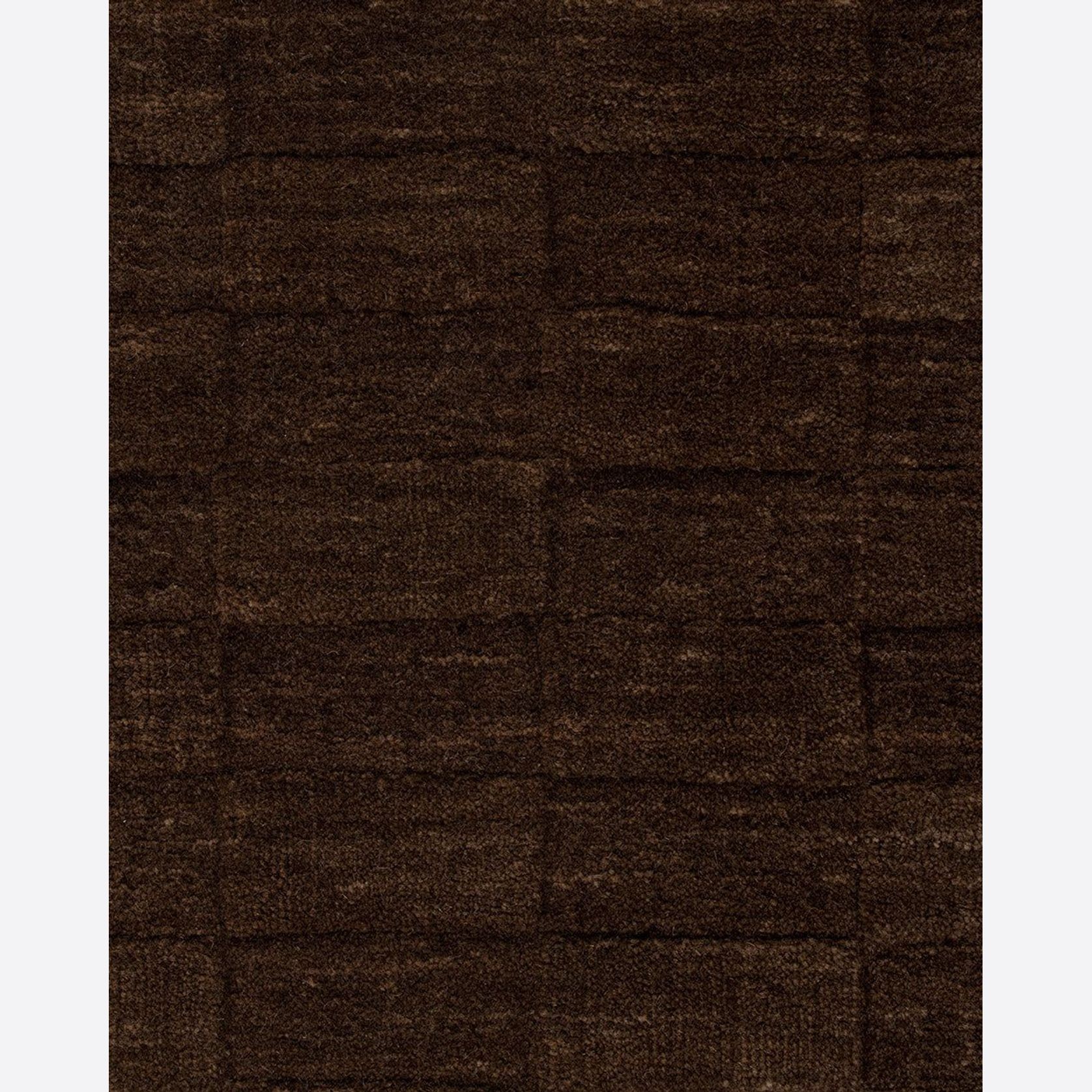 Baya Hugo Wool Floor Rug - Espresso gallery detail image