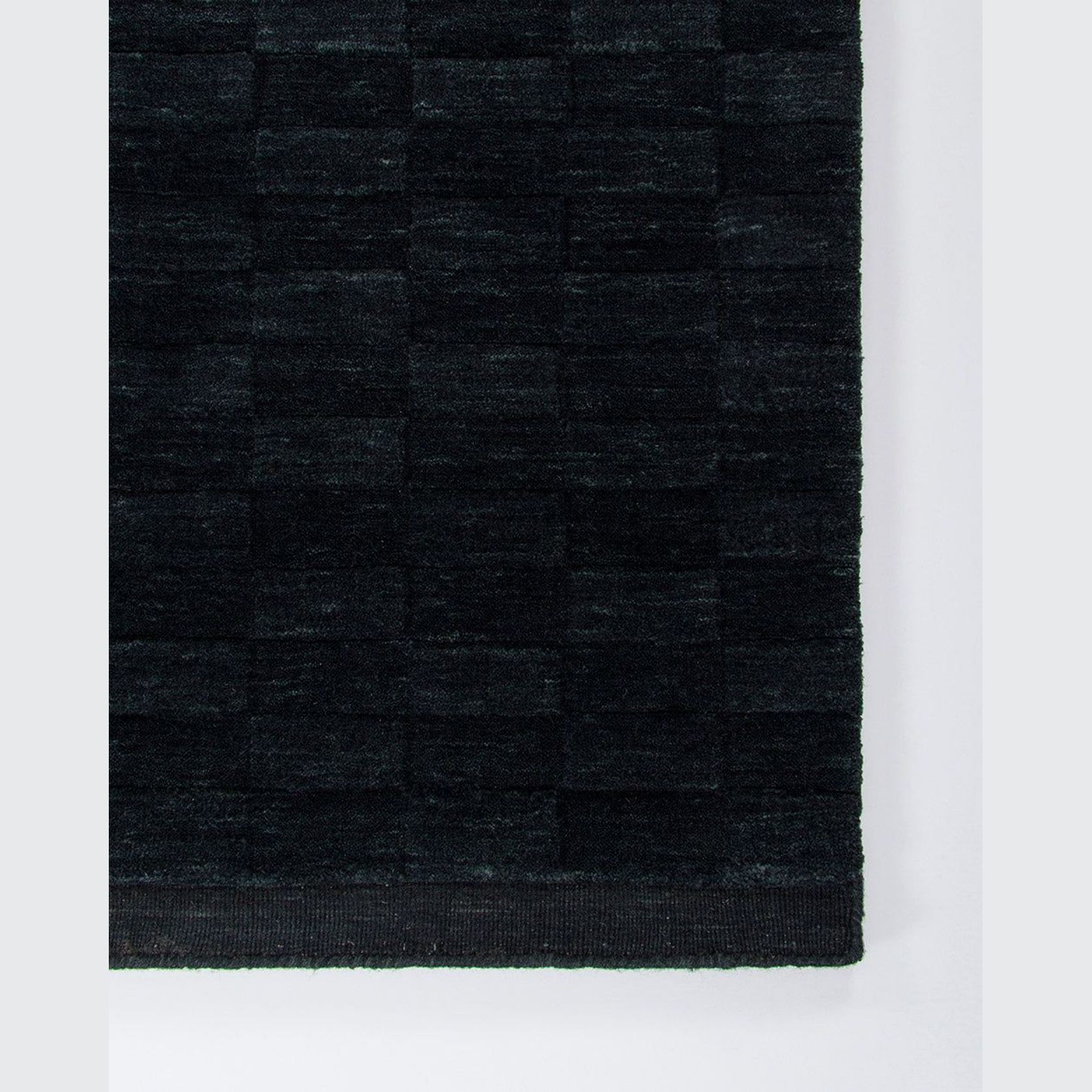 Baya Hugo Wool Floor Rug - Midnight gallery detail image
