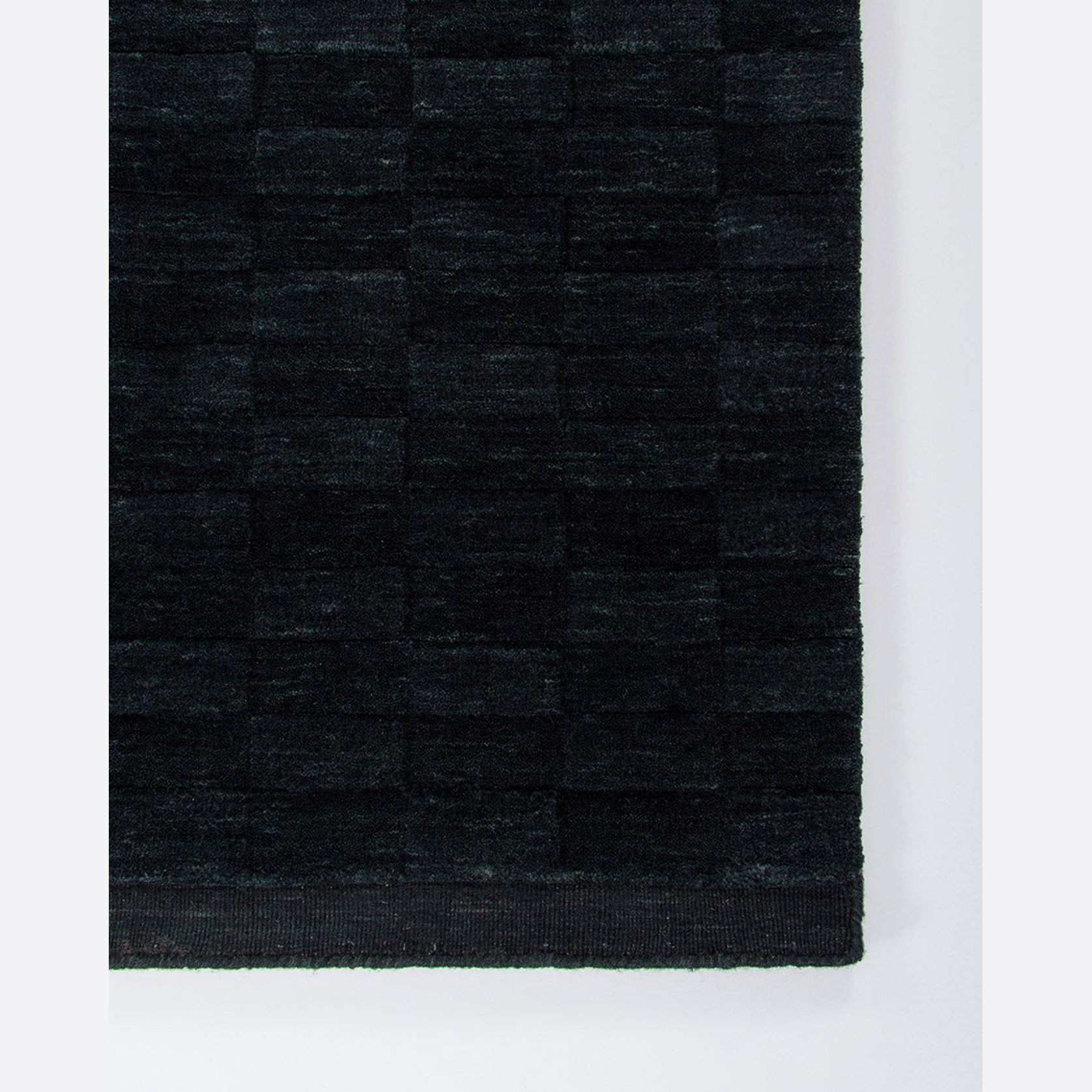 Baya Hugo Wool Floor Rug - Midnight gallery detail image