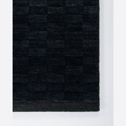 Baya Hugo Wool Floor Rug - Midnight gallery detail image