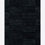 Baya Hugo Wool Floor Rug - Midnight gallery detail image
