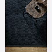 Baya Hugo Wool Floor Rug - Midnight gallery detail image