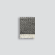 Baya Lana Throw Blanket - Licorice | 100% NZ Wool gallery detail image
