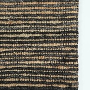 Baya Lima Entrance Mat - Charcoal/Natural | 50% Wool, 50% Jute gallery detail image