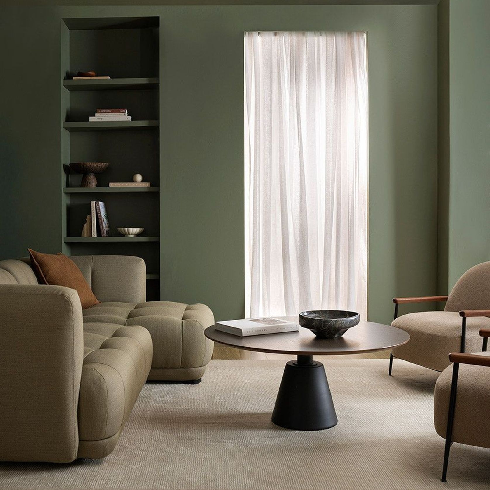 Mayfair Wool/Linen Floor Rug - Abalone gallery detail image