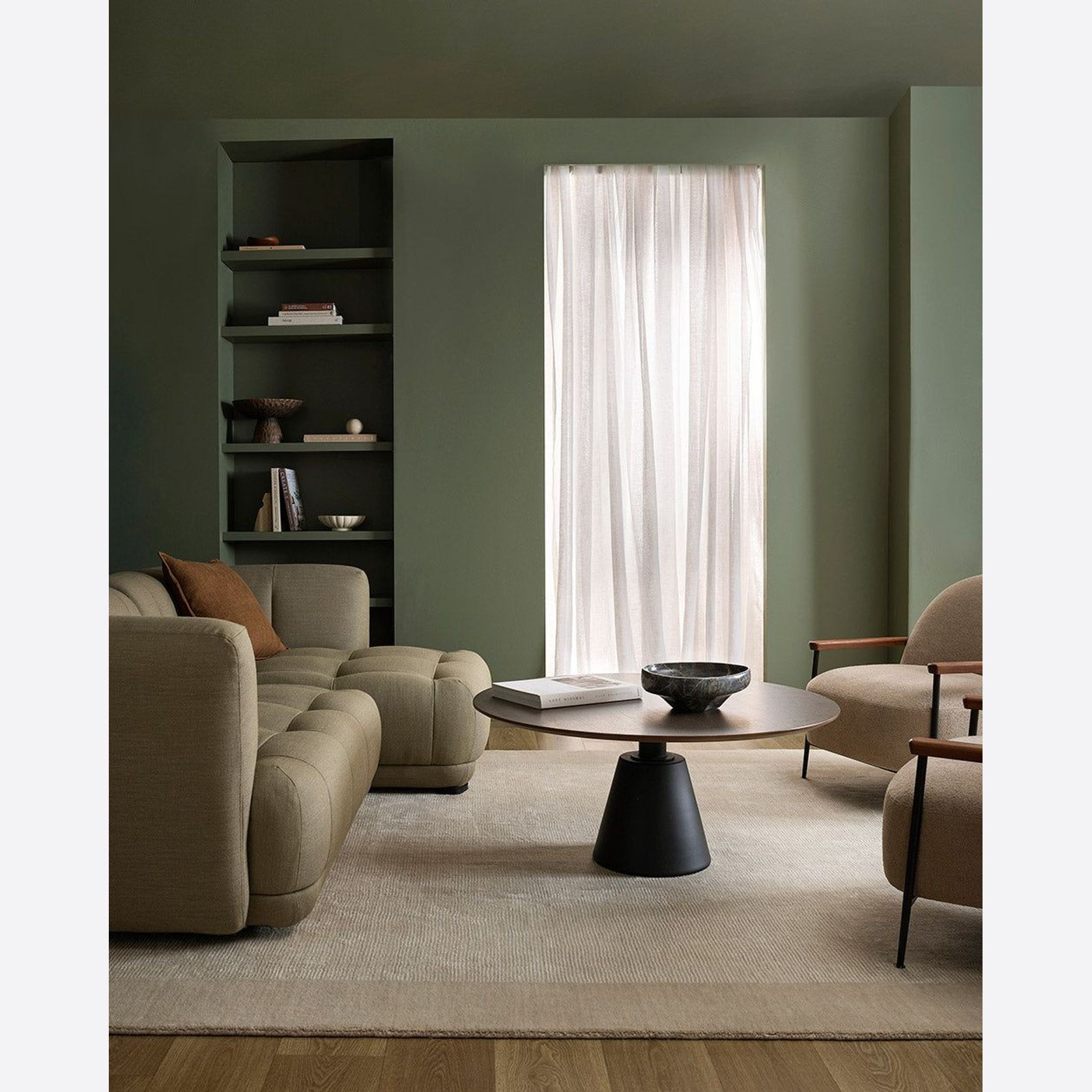 Mayfair Wool/Linen Floor Rug - Abalone gallery detail image