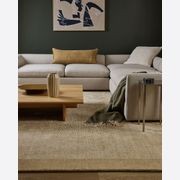 Mayfair Wool/Linen Floor Rug - Wheat gallery detail image