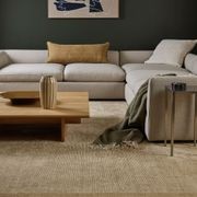Mayfair Wool/Linen Floor Rug - Wheat gallery detail image