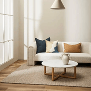 Baya Mt Somers Handwoven 100% Wool Rug - Fawn gallery detail image