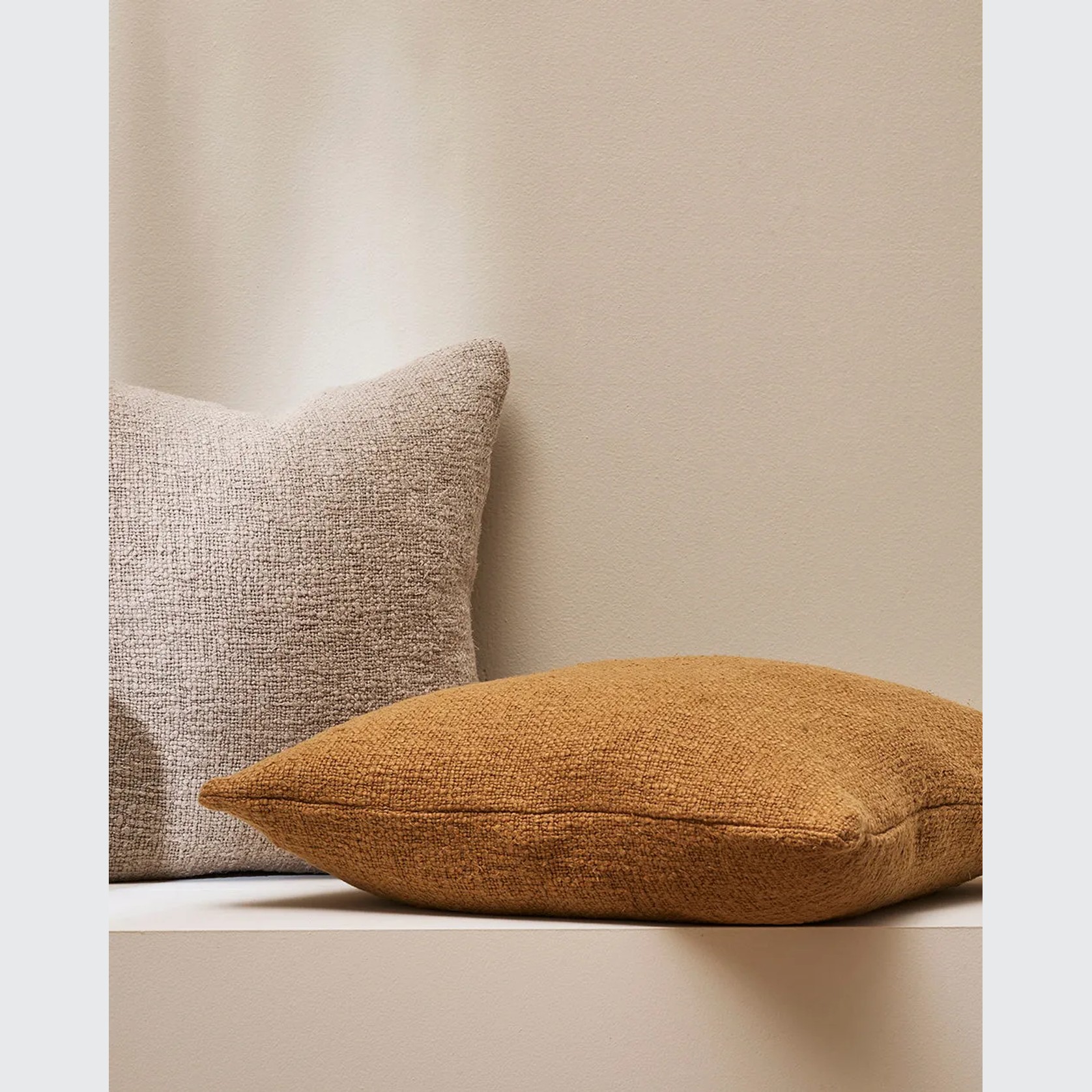 Baya Cyprian Cushion - Caramel | 50 x 50cm gallery detail image