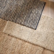 Baya Lima Entrance Mat - Charcoal/Natural | 50% Wool, 50% Jute gallery detail image