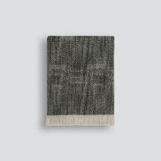 Baya Perendale Throw - Black | 100% Wool gallery detail image