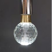 Crystal Beehive LED Dimmable Light Bulb gallery detail image