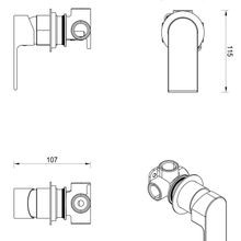Eleniko Shower Mixer | Trim Kit Only gallery detail image