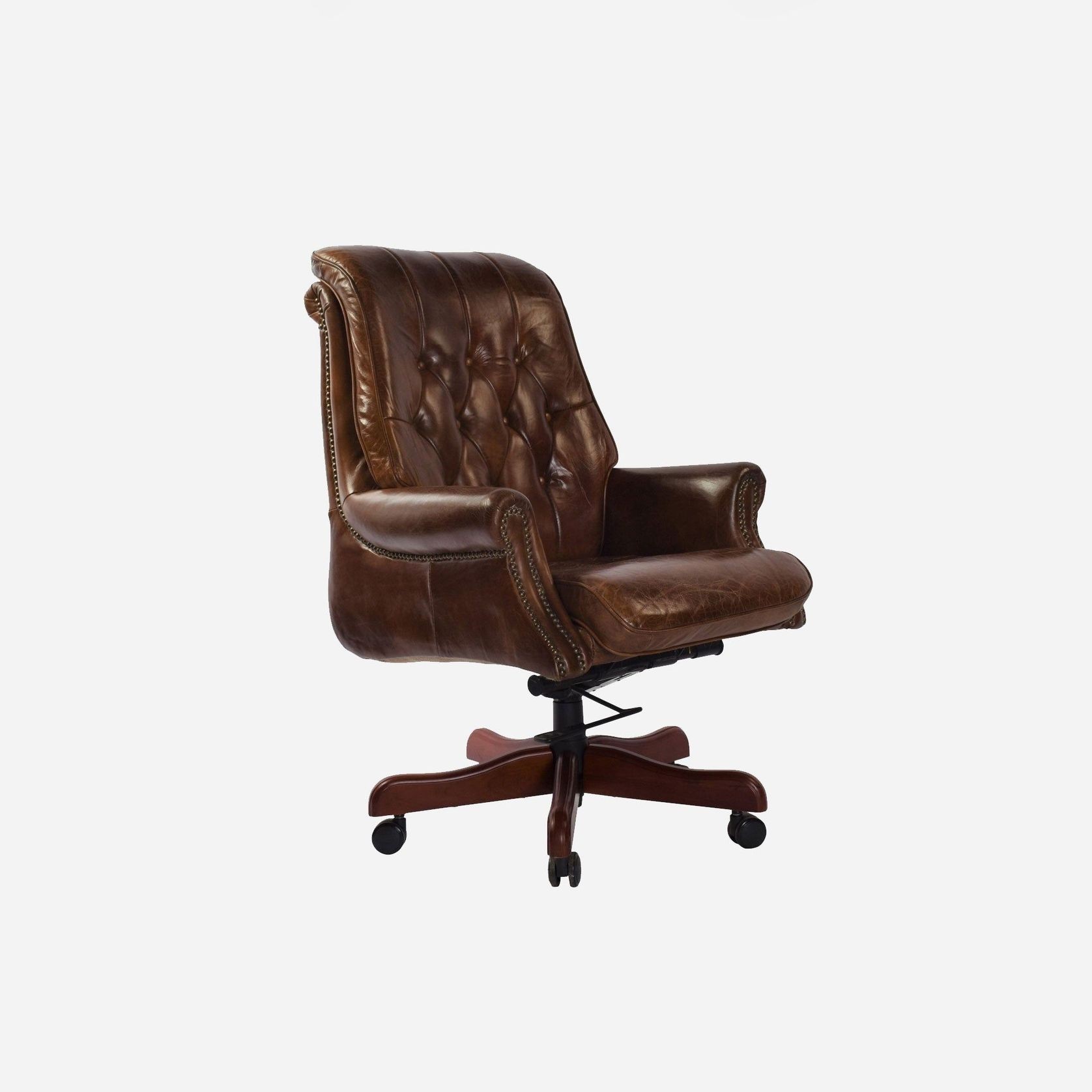 Benjamin Desk Chair | Brown gallery detail image