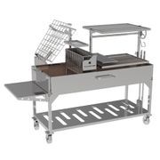 Argentine Extra Large Charcoal & Woodfired Parilla Grill | BBQ26SS gallery detail image