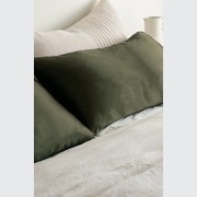 Silk Pillowcase with Gift Box - Olive Green | Bianca Lorenne gallery detail image