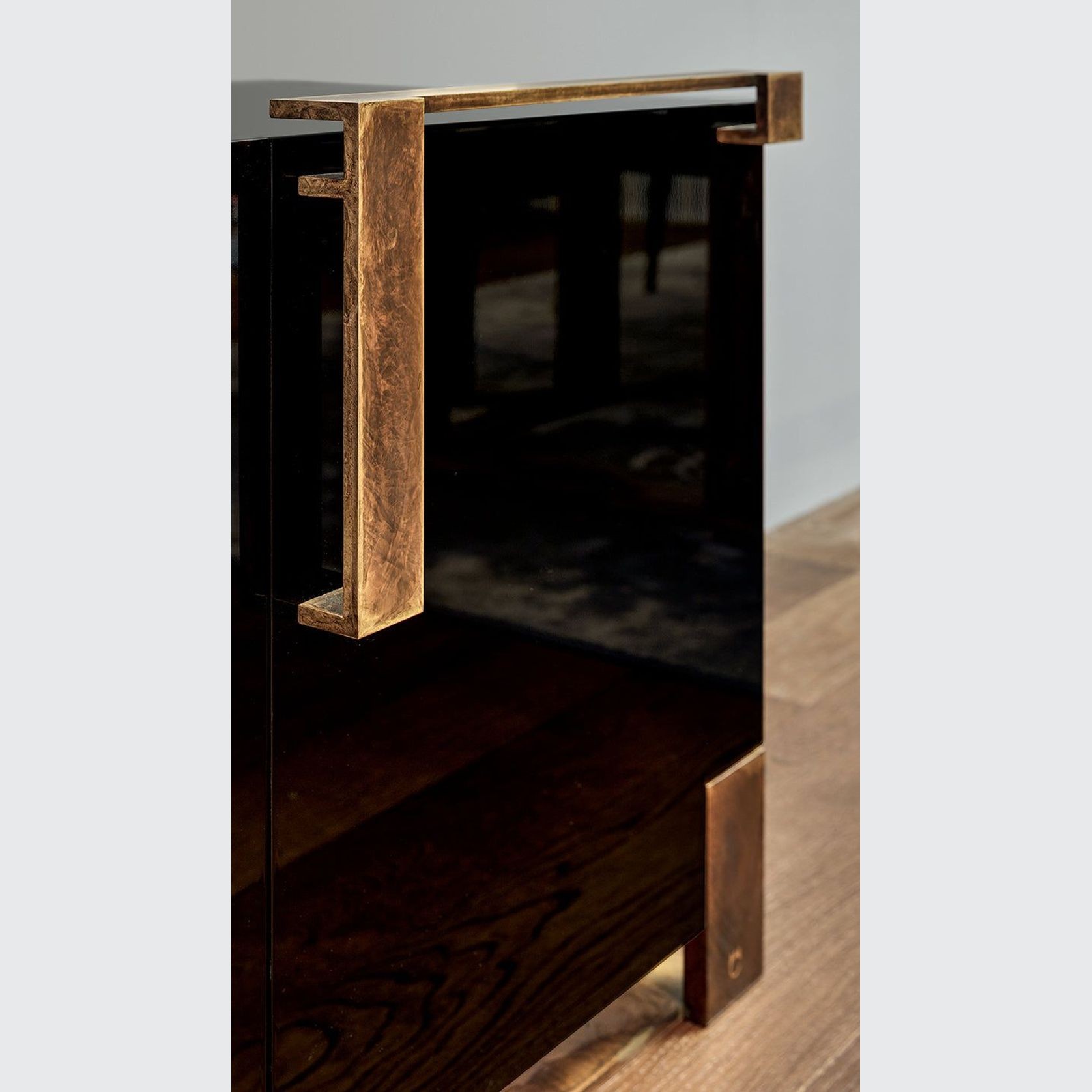 Black and Gold Cabinets Sideboard gallery detail image