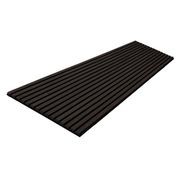 WOODFLEX Flexible Acoustic Wood Slat Wall Panel, Black Veneer - 2400mm x 600mm gallery detail image
