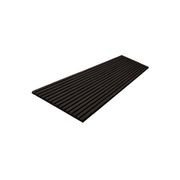 WOODFLEX Flexible Acoustic Wood Slat Wall Panel, Black Veneer - 2400mm x 600mm gallery detail image