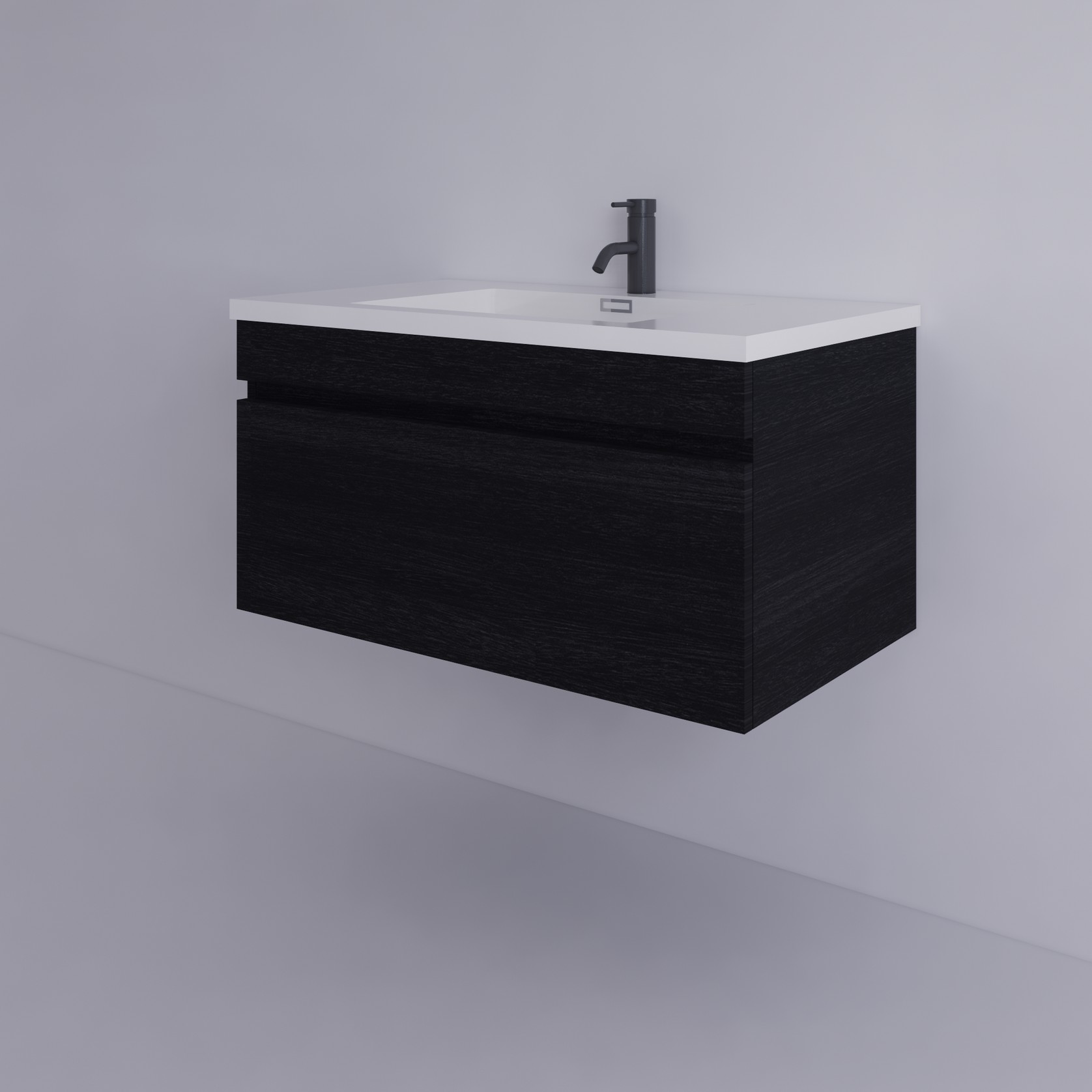 Code Lux 1000 Single Drawer Wall Hung Vanity gallery detail image