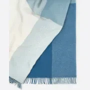 Weave Bayswater NZ Wool Throw Blanket - Breeze gallery detail image