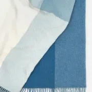 Weave Bayswater NZ Wool Throw Blanket - Breeze gallery detail image