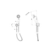 Phoenix Cromford Hand Shower  - Brushed Gold gallery detail image