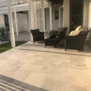 30mm Bodrum Blue Sandblasted Marble Pavers gallery detail image