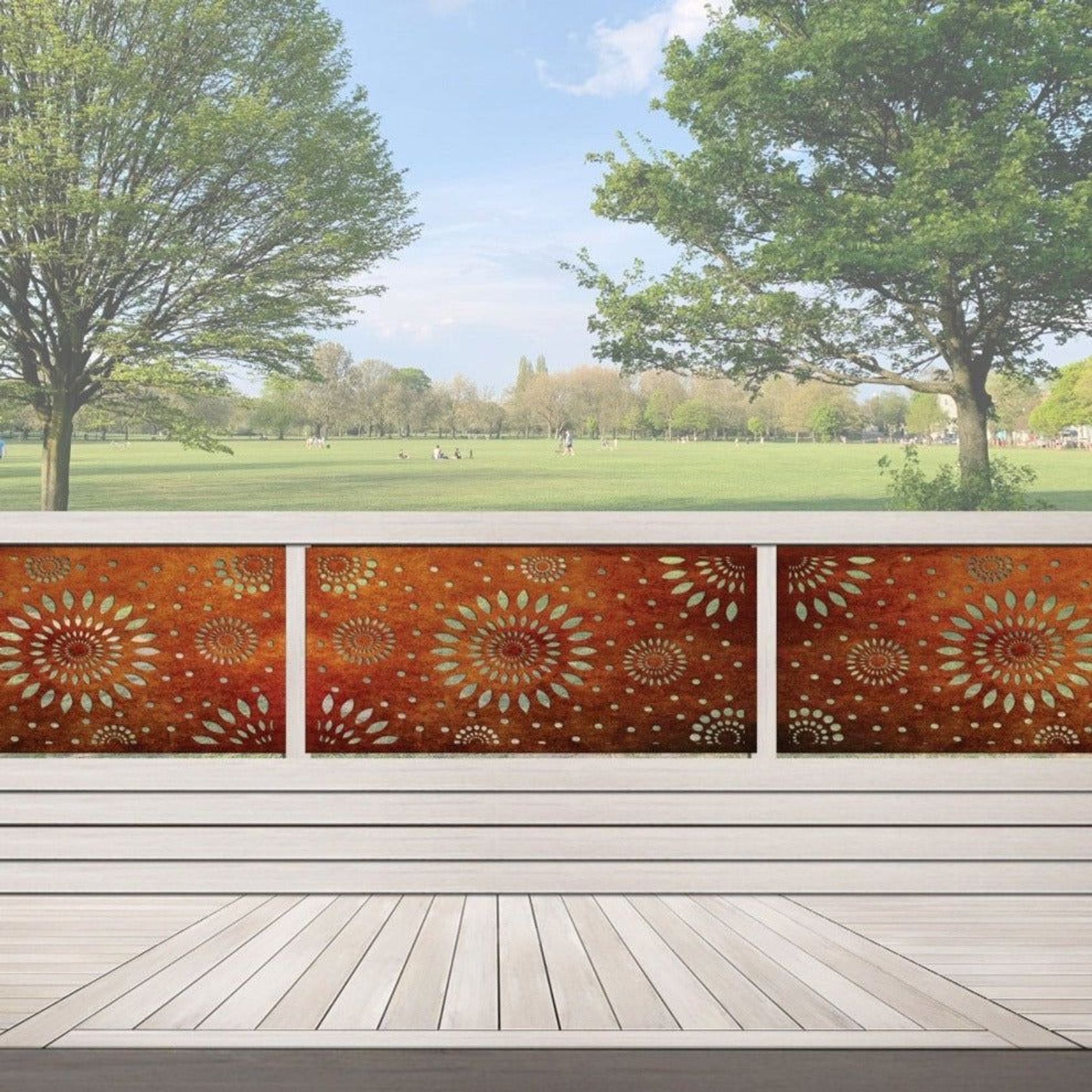 Boho Mandals - Decorative Laser Cut Balustrade Panel gallery detail image