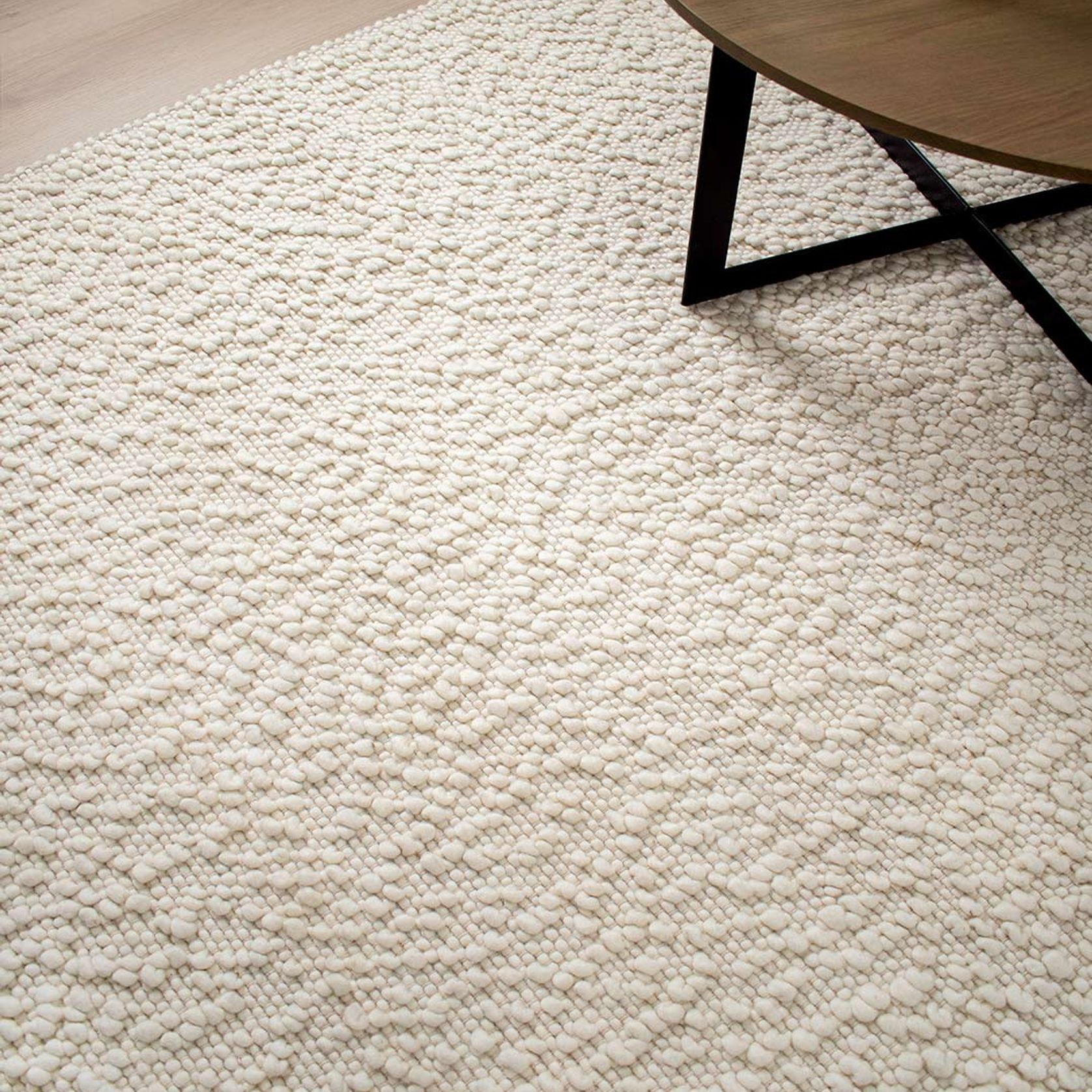Boucle Rug | Ivory gallery detail image