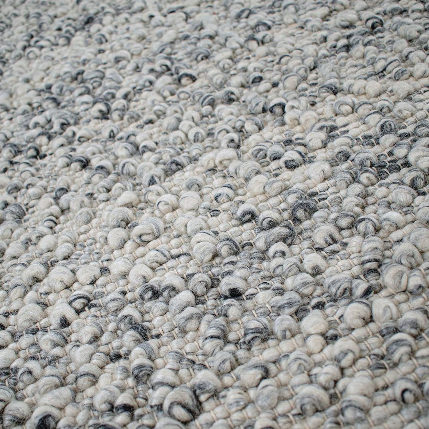 Boucle Rug | Smoke gallery detail image