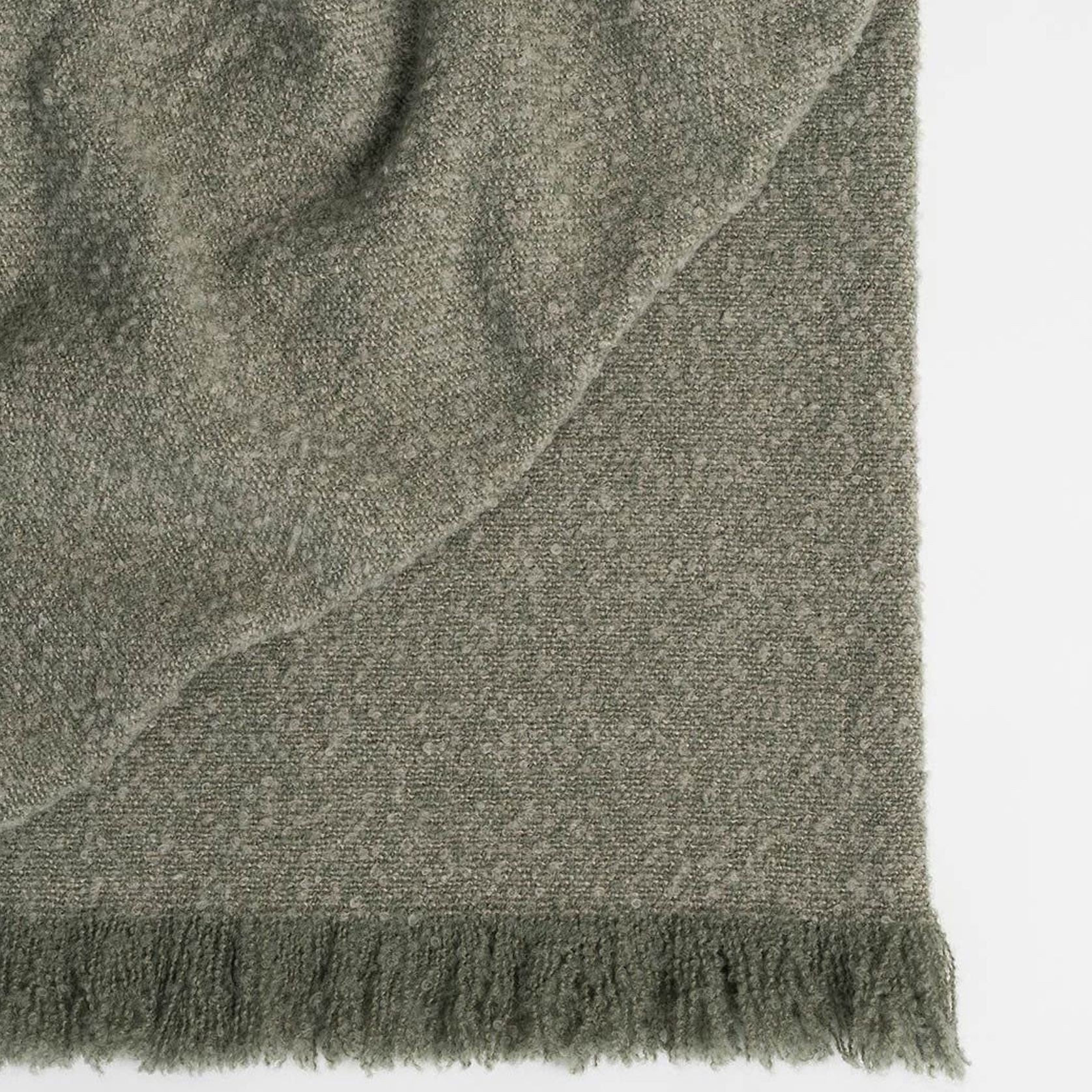 Weave Home Clive Throw - Spruce | Wool Throw Blanket gallery detail image