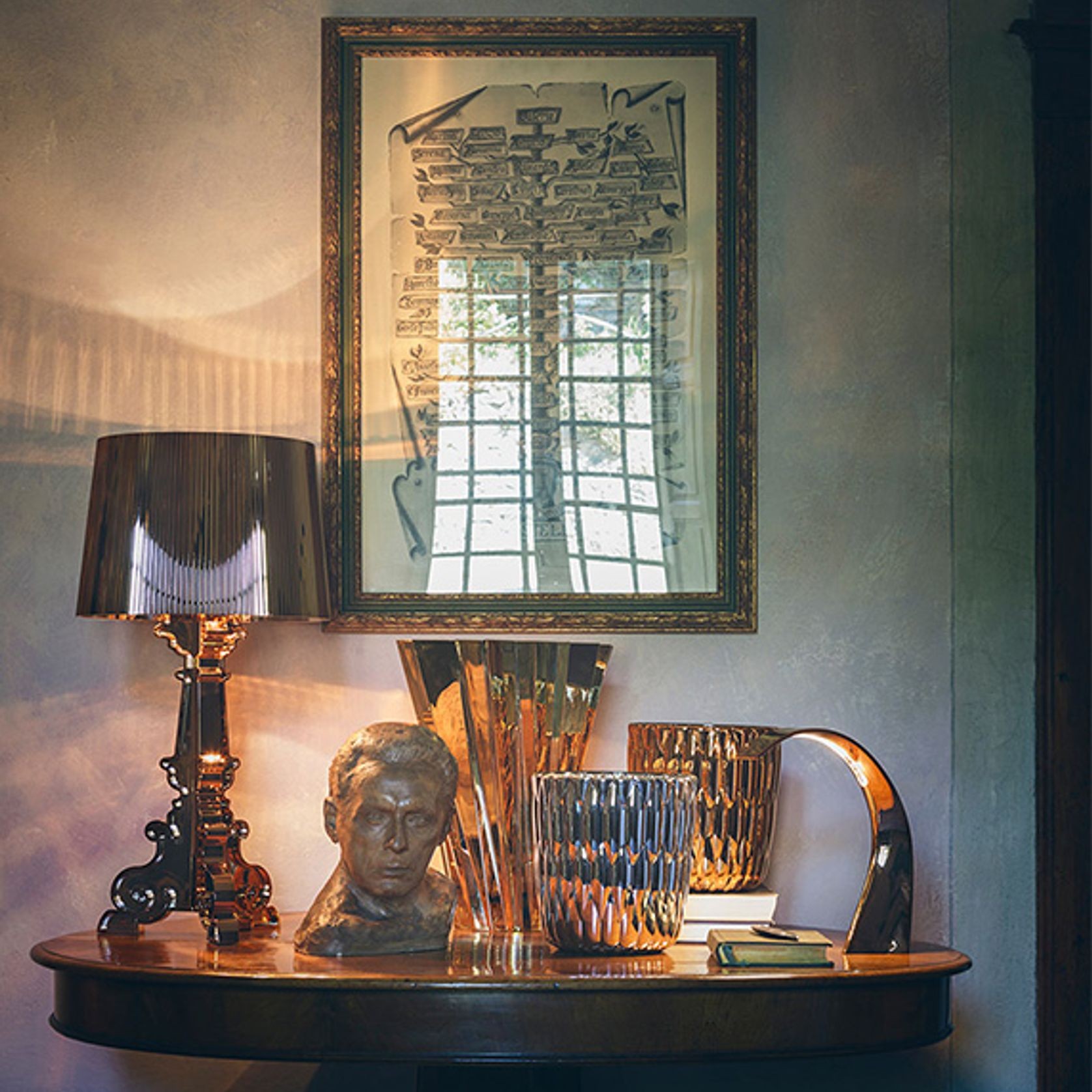 Bourgie Table Lamp - Metallic gallery detail image