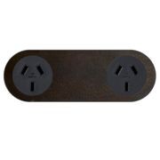 13 Carbon Double Outlet Faceplate gallery detail image