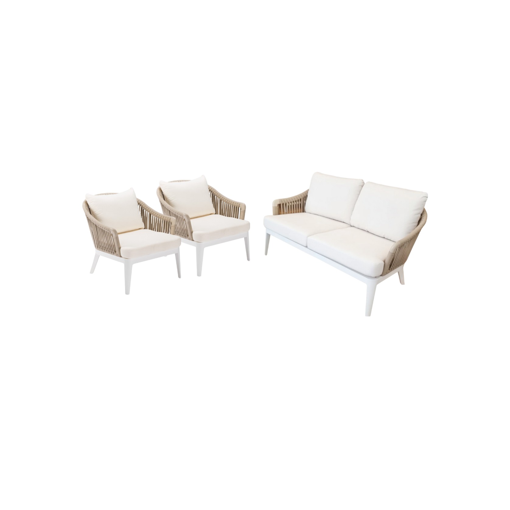 3-piece Broulee Outdoor Lounge Set gallery detail image