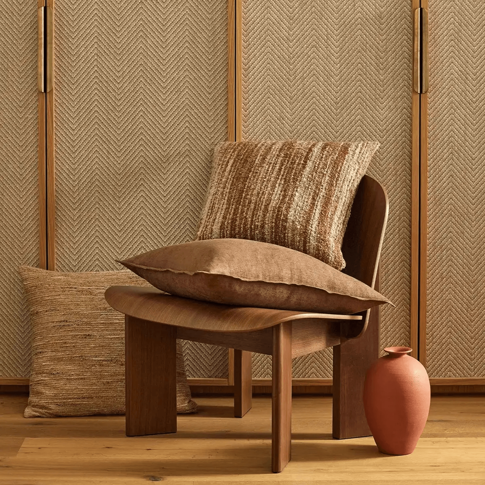 Weave Home Gigi Cushion - Burnish | Wool Blend Boucle gallery detail image