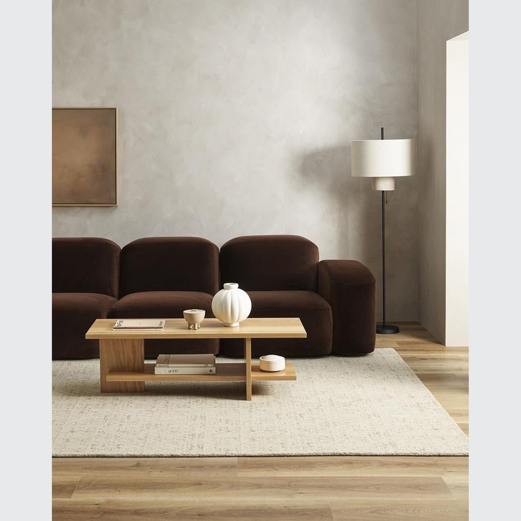 Baya Cadence 100% Wool  Floor Rug - Camel gallery detail image