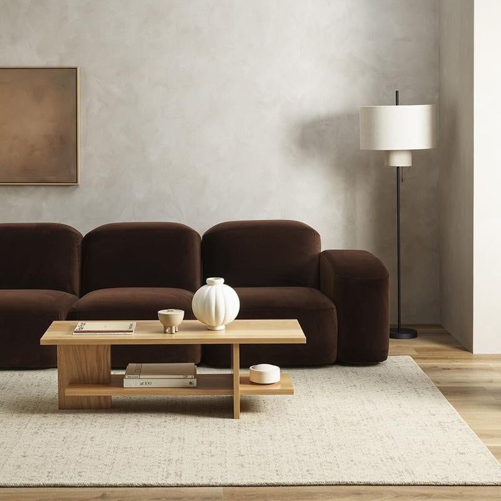 Baya Cadence 100% Wool  Floor Rug - Camel gallery detail image