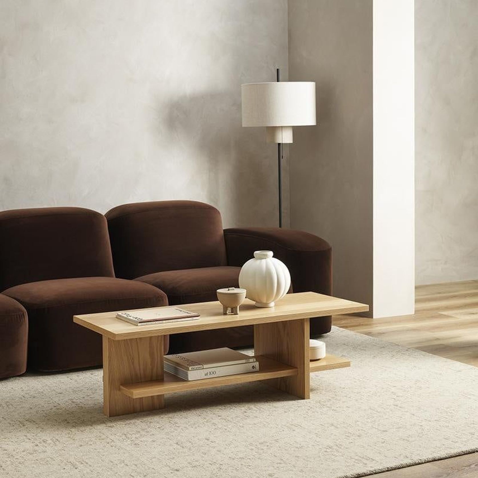 Baya Cadence 100% Wool  Floor Rug - Camel gallery detail image