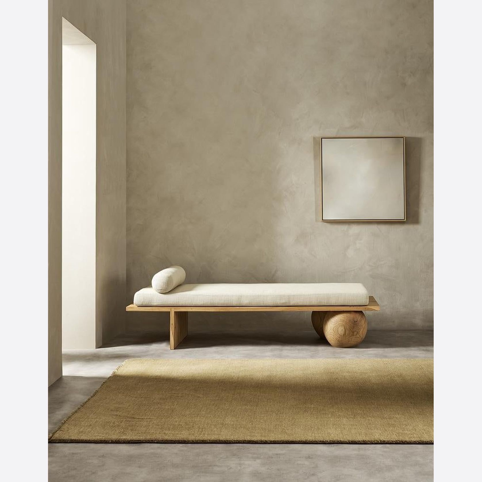 Baya Sandringham 100% NZ Wool Rug - Fenugreek gallery detail image