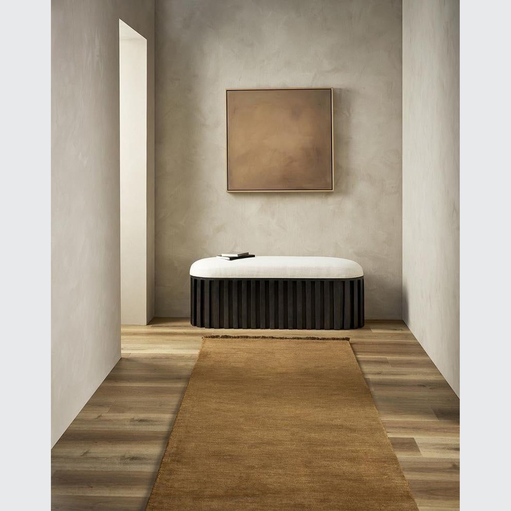 Baya Sandringham Wool Floor Runner Rug  - Pecan gallery detail image