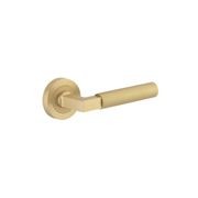 Iver Berlin Door Lever Handle on Round Rose Passage gallery detail image