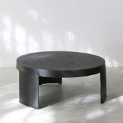 'Brutalist' Iron Coffee Table / 88cmD x 36cmH gallery detail image