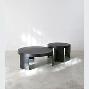 'Brutalist' Iron Coffee Table / 88cmD x 36cmH gallery detail image